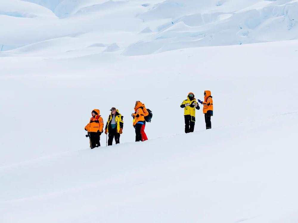 Le Commandant Charcot at Neko Harbour, Antarctic Peninsula